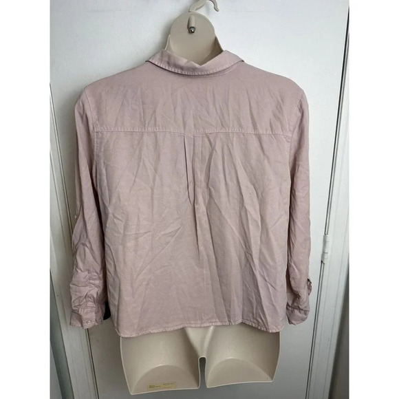New Harper Heritage Button Up Women’s Top Size Large In Pink #0835 - Picture 4 of 9
